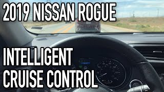 2019 Nissan Rogue driving itself in stop \u0026 go traffic (ICC - Intelligent Cruise Control)