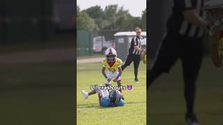 Lil bros standing on business 💀 (via nextupaffilliated/IG) #shorts #football #highlights #kids #nfl