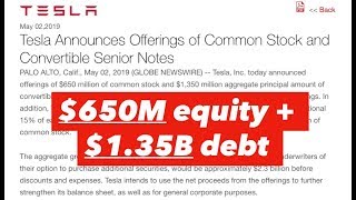 Tesla Raising ~$2B In Equity/Debt 💰