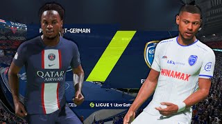 FIFA 23 - PSG vs. ESTAC Troyes | Ligue 1 2022/23