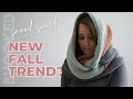 New Fall Scarf Trend?! Crochet Snood Scarf + Free Pattern