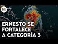 ¡Huracán Ernesto se fortalece! Esperan que el fenómeno alcance categoría 3, esta será su trayectoria