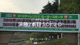 5.6決勝2本目SC1.2 D 2018年JAF全日本全日本ダートトライアル選手権第3戦 2018年東北ダートトライアル IN KIRIYANAI ガラス窓越し撮影