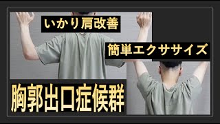 見て納得 胸郭出口症候群のリハビリテーション-いかり肩姿勢改善のための２つのエクササイズ-