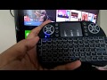 Mini wireless keyboard for Smart TV unboxing and set up