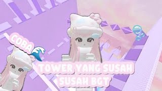 main tower yg susah bgt 🌊🫧! kira kira tamat gk yaa gays ?😆[it's ara] #roblox 🎀