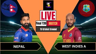 Live Nepal vs West Indies A Final T20 Match