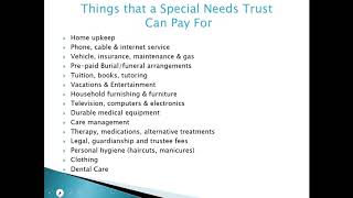 All About Special Needs Trusts