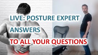 Posture And Ergonomics Expert Explains LIVE - How To Correct Your Posture \u0026 How To Relieve Pain