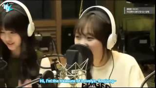 [WGSUBS] 141203 Heo Kyung Hwans Starry Night Lovelyz' Soo Jung + Kei  Greeting and Introductions