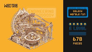 Galaxy Marble Run - WoodTrick instructions 3d electric model