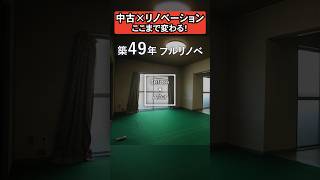 築49年のフルリノベ！ここまで変わる　#中古マンション #リノベーション #中古マンションリノベーション #ビフォーアフター #リノベーション事例 #名古屋市 #shorts