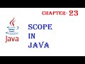 Scope in Java - Java tutorial - w3Schools - Chapter - 23   English