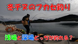 【チヌ道場6】冬のフカセ釣り浅場と深場どっちが釣れるのか試してみた件