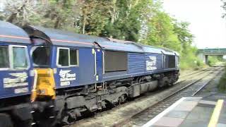 66423+66425 Pass Yatton with 6M63 7.9.22