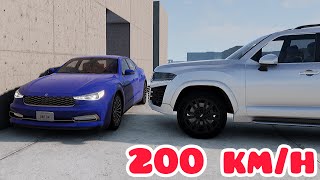 Bruckell Bastion vs Procyon Centauri 💥 200 km/h 💥 BeamNG.drive CRASH test