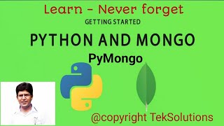 #51 Python MongoDB Tutorial using PyMongo Part 2 |#mongdb #python #pymongo #teksolutions