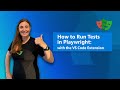 How to Run Tests in Playwright with the VS Code Extension