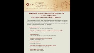 Network dynamics (Lecture 01) by Sandeep Krishna