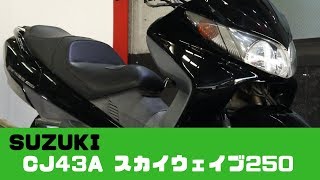 SUZUKI CJ43A スカイウェイブ250　参考動画