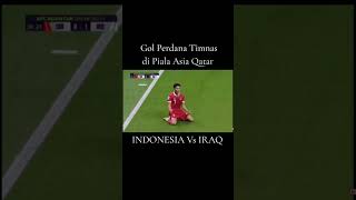 Suara gemuruh penonton Bersorak di Stadion Ahmed Bin Ali stadium saat Marselino mencetak gol