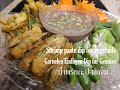 Nam prik kapi Thai Shrimp Paste Chili Sauce Garnelen Dip für Gemüse น้ำพริกกะปิ