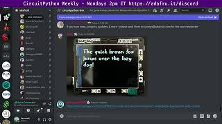 CircuitPython Weekly Meeting for September 11th, 2023 #adafruit
