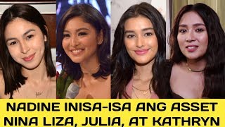 Nadine Inisa-Isa ang Asset nina Liza, Julia at Kathryn