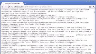 Beginner PHP Tutorial 104 An Introduction to XML