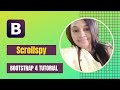 Bootstrap 4 Scrollspy | Bootstrap 4 Tutorial