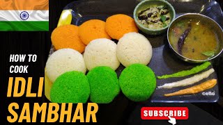 26 जनवरी पर बनायें तिरंगा इडली, सांभर और नारियल चटनी | how to Cook Idli, Sambhar and Coconut Chatni