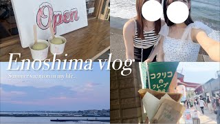 【vlog】江ノ電旅☀️🚃 - 江ノ島🏝️/鎌倉⛩️/七里ヶ浜🌊/食べ歩き🍨