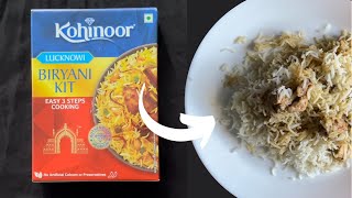 Kohinoor Authentic Lucknowi Biryani Kit | Easy 3 Steps Cooking