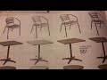 chaises et tables pour equipements de restaurants