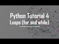 Python Tutorial 4  - Loops (Computational Physics for Absolute Beginners)