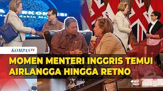 Momen Menko Airlangga hingga Menlu Retno Bertemu Menteri Inggris untuk Indo Pasifik