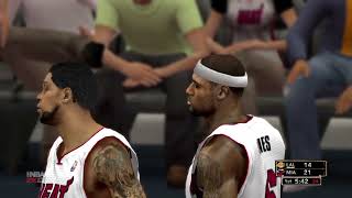 【NBA 2K13】Los Angeles Lakers vs Miami Heat