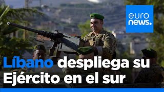 Progresiva retirada israelí de Líbano y despliegue del Ejército libanés, en virtud del alto el fu…