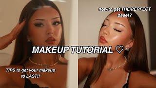 "CLEAN GRUNGE" INSPIRED MAKEUP TUTORIAL!! *in depth* *easy* *long lasting*