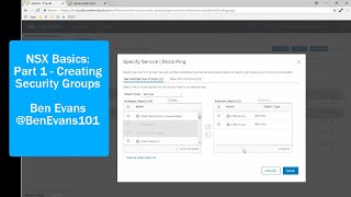 NSX Basics – Creating Security Groups