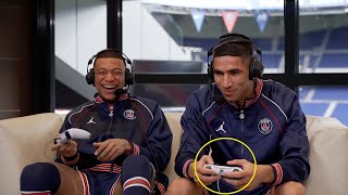 Famous Footballer Playing FIFA ft. Mbappe, Hakimi, Messi |HD