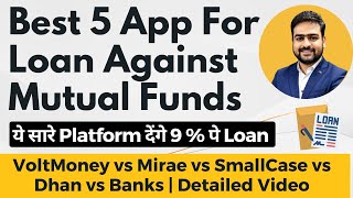 Loan Against Mutual Funds - Volt Money Review | SmallCase vs Mirae Asset vs DhanLap Mutual Fund Loan