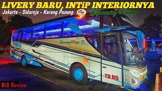 BUS REVIEW🔴GAPURANING RAHAYU TD 05 2024 BUS JAKARTA - SIDAREJA - KARANG PUCUNG MODEL dan LIVERY BARU