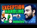 Exception Handling in Java with Example ( 10 mins )🔥 | Coding Wallah Sir