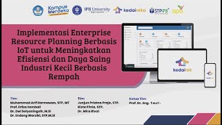 [Kedaireka 2022] Implementasi Enterprise Resource Planning Berbasis IoT