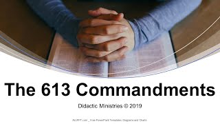 The 613 Commandments - Introduction