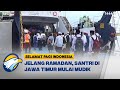 Jelang Ramadan, Para Santri di Jawa Timur Mudik dengan Kapal Laut