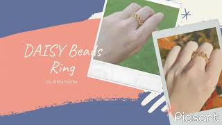 Daisy Beads Ring | Pinterest Beads Ring | Tiktok Beads Ring    #shorts #shizafatma #beadsjewelry