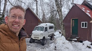 Rebuilding Off-Grid Cabin \u0026 Digging Well at Alaskan Homestead