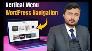 How to add vertical menu in wordpress website